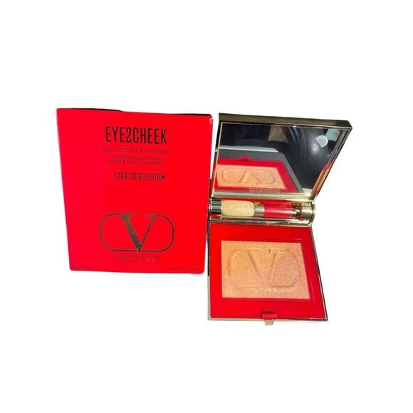 Valentino Eye2Cheek Eyeshadow Blush Afterglow Corallo - Picture 2 of 14